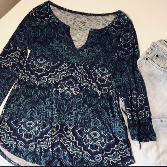 Lucky Brand Tops - Lucky Brand Patterned Shirt
